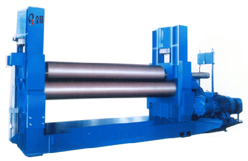 液壓(yā)對稱式三輥卷闆(pǎn)機 液壓對稱式(shì)三輥卷闆機